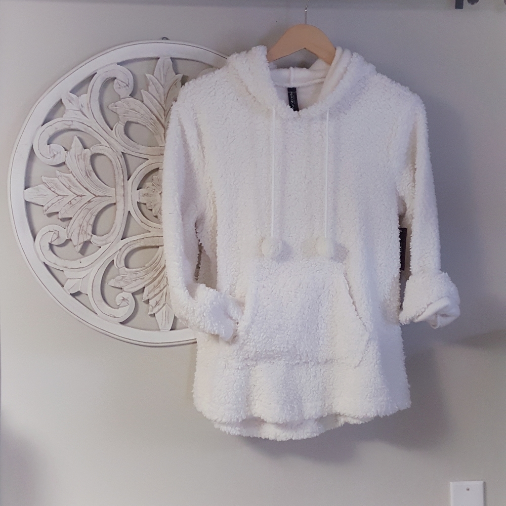 fleece lined sherpa pullover